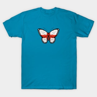 English Flag Butterfly T-Shirt